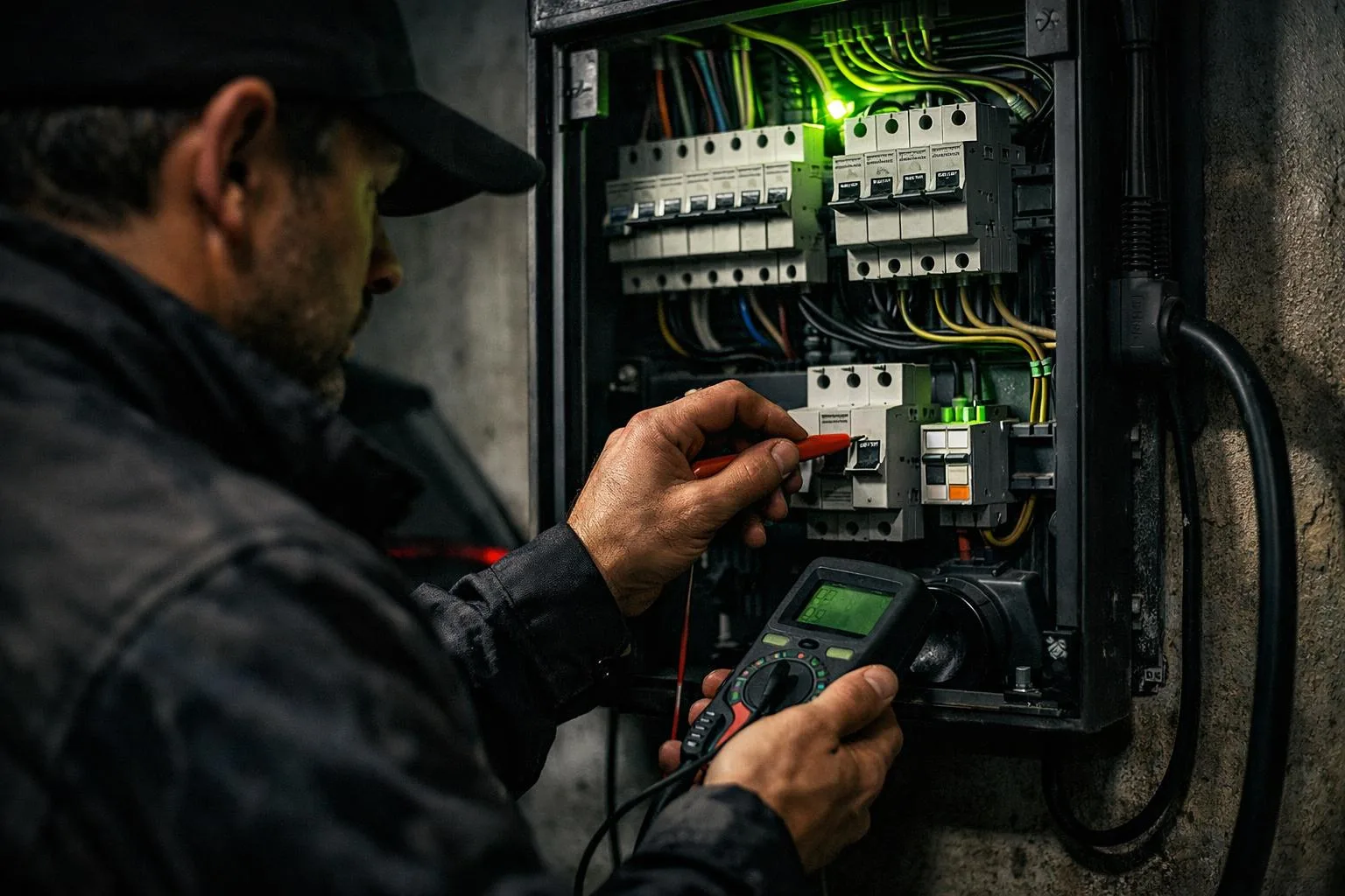Garaje comunitario preparado para instalación de cargadores eléctricos